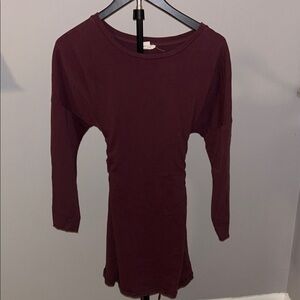 Silence + Noise Maroon Top